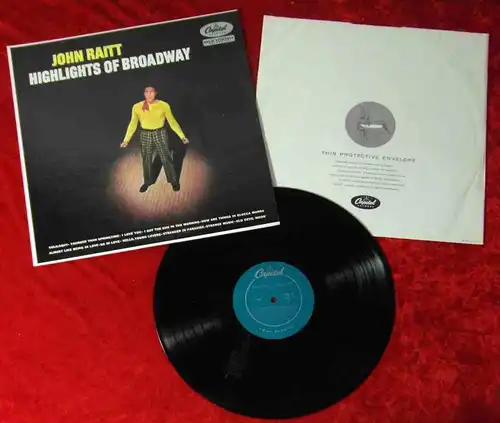LP John Raitt: Highlights of Broadway (Capitol T 583) US