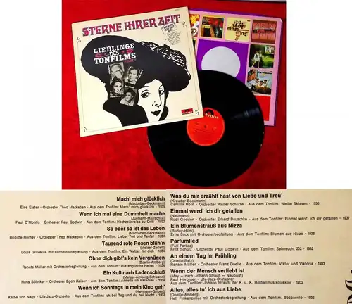 LP Sterne Ihrer Zeit - Lieblinge des Tonfilms Folge 2 (Polydor 49 107) D