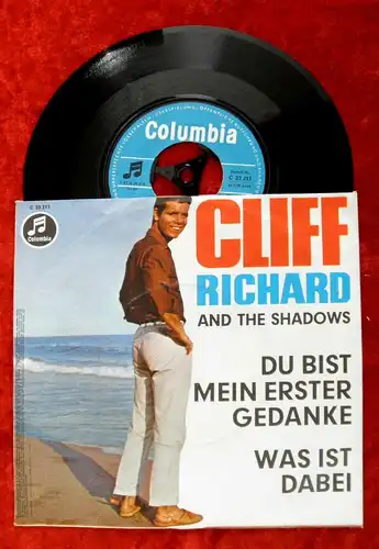 Single Cliff Richard & Shadows: Du bist mein erster Gedanke (Columbia C 23 211)