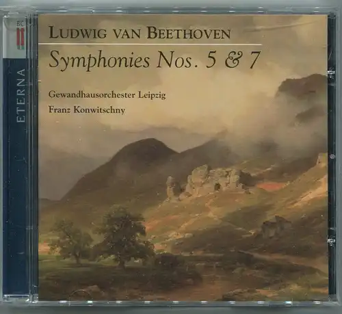 CD Franz Konwitschny: Beethoven Symphonies 5 & 7 (Eterna) 1997