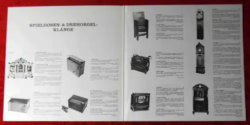 LP Es war einmal... Spieldosen & Drehorgelklänge (Claves D 815) CH 1978