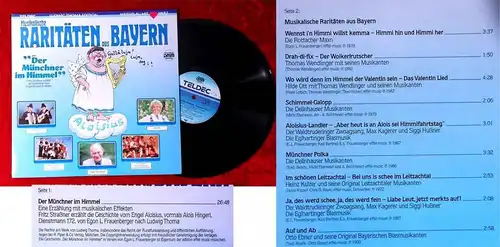 LP Musikalische Raritäen aus Bayern (Teldec 626493 AP) D 1987