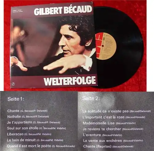 LP Gilbert Becaud Welterfolge