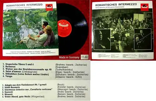 LP Helmut Zacharias: Romantisches Intermezzo (1963) (Polydor) D