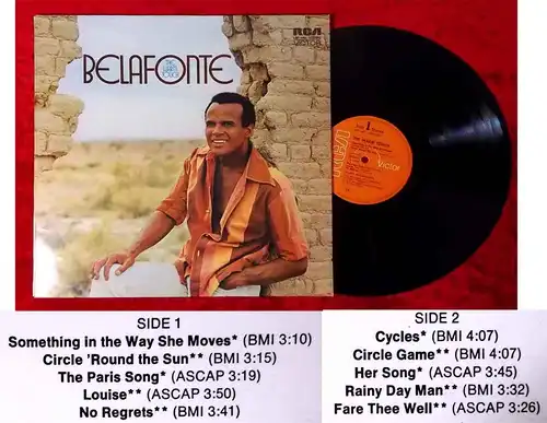 LP Harry Belafonte: The Warm Touch (RCA LSP-4481) D 1971
