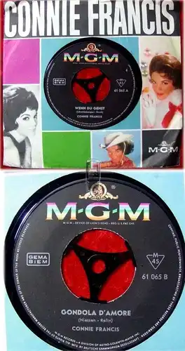 Single Connie Francis: Wenn Du gehst / Gondola d'amore