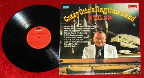 LP Crazy Otto (Fritz Schulz-Reichel): Ragtime Band Vol. 2 (Polydor 2371 633) D76