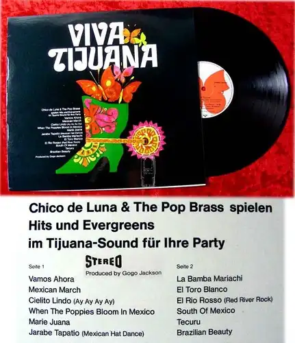 LP Chico de Luna & Pop Brass: Viva Tijuana