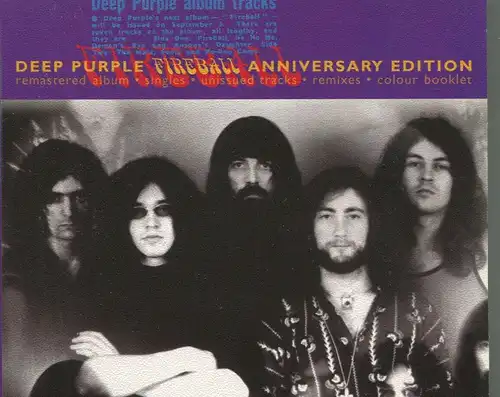 CD Deep Purple: Fireball (Anniversary Edition) 1996