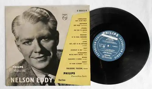 25cm LP Nelson Eddy (Philips S 00613 R) Musterplatte