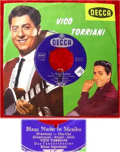 Single Vico Torriani: Blaue Nacht in Mexico / La Musica