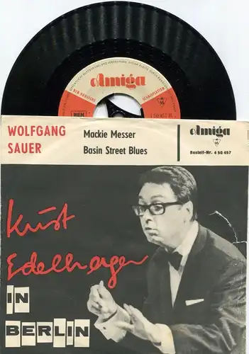 Single Wolfgang Sauer & Kurt Edelhagen: Mackie Messer (Amiga 450 457) DDR 1964