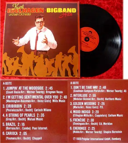 LP Kurt Edelhagen: Big Band Hits (1959) (Polydor)