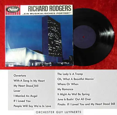 25cm LP Richard Rodgers - Ein musikalisches Porträt (Capitol K 60 663) D 1961