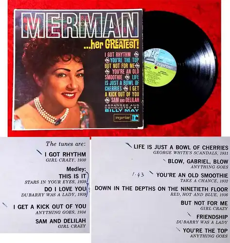 LP Ethel Merman:...her Greatest (Reprise R 6032) UK 1962