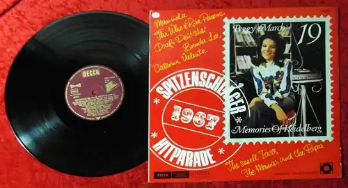 LP Spitzenschlager Hitparade 1967 (Decca H 228) Deutscher Schallplattenclub
