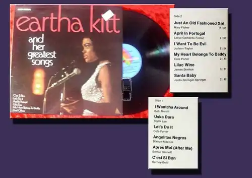 LP Eartha Kitt & her greatest Songs