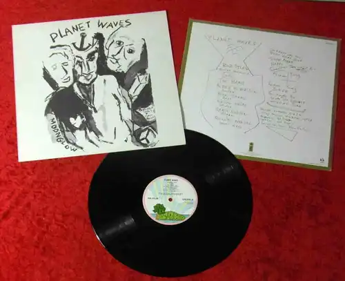 LP Bob Dylan: Planet Waves (Island ILPS 9261) NL1974 mit Textblatt
