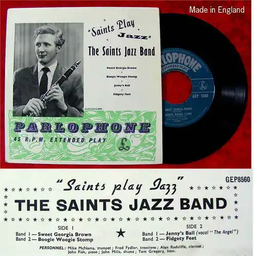 EP Saints Jazz Band: Saints Play Jazz