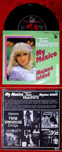 Single Tina Rainford: My Mexico (Hansa 102 336-100) D 1980