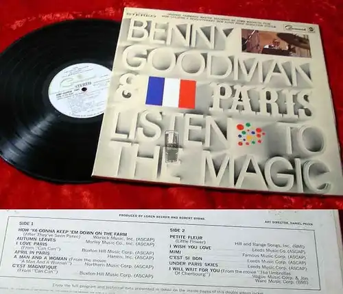 LP Benny Goodman - Paris Listen to the Magic