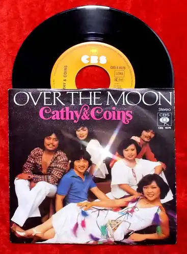 Single Cathy & Coins: Over the Moon (CBS 6076) D 1978