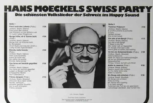 LP Hans Moeckel: Swiss Party (EMI 1C 062-33 767) D 1974