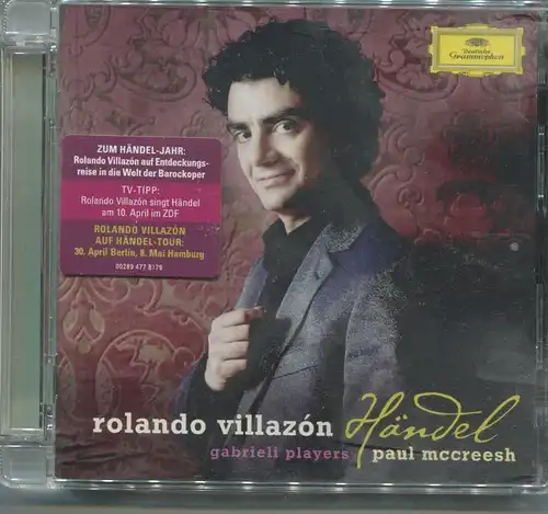 CD Rolando Villazon: Händel (DGG) 2009