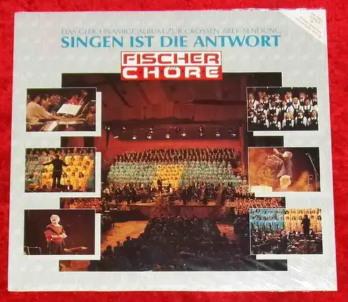 LP Fischer Chöre: Singen ist die Antwort (Teldec 246 060-1 BT) D 1989 PR Copy