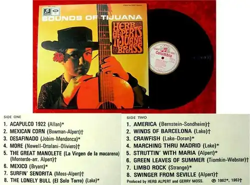 LP Herb Alpert Tijuana Brass Sounds of Tijuana seltene