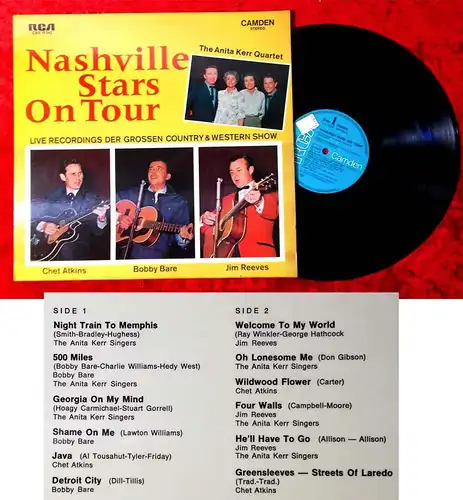 LP Nashville Stars on Tour Live (RCA CAS 10 242) D
