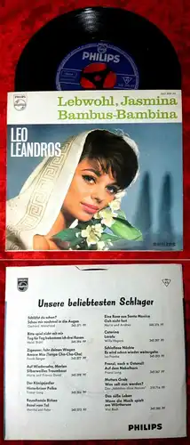 Single Leo Leandros: Lebwohl, Jasmina (Philips 345 399 PF) D 1962