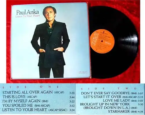 LP Paul Anka Listen to your heart