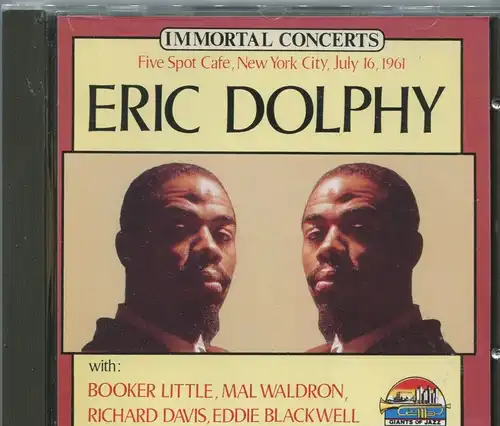 CD Eric Dolphy: Immortal Concerts Five Spot Cafe New York July 1961 (1990)