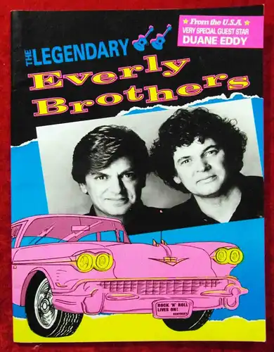 Tourprogramm Everly Brothers & Duane Eddy 1991