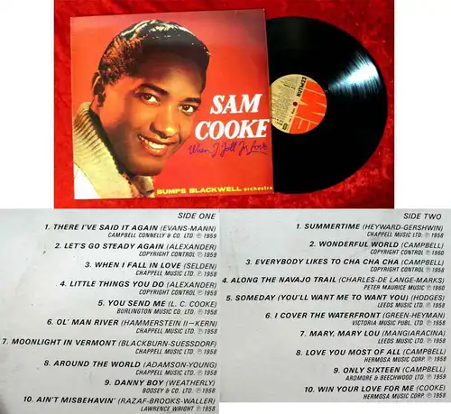 LP Sam Cooke: When I Fall in Love (EMI NUTM 23 Mono) UK 1978