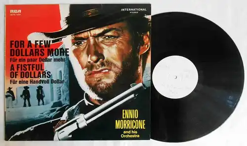 LP Ennio Morricone: For A Few Dollars More (RCA INTS 1237) D 1971 Rar Anpressung