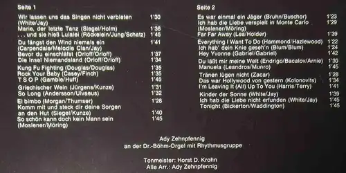 LP Ady Zehnpfennig: Pop Orgel Hits (Columbia 1C 054-31 287) D 1975