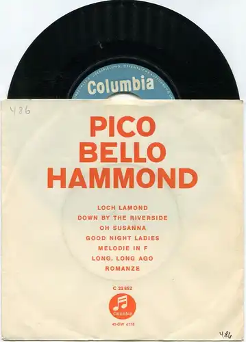 Single Cor Steyn: Pico Bello Hammond (Columbia C 22 552) D