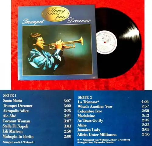 LP Harry James jr.: Trumpet Dreamer (Aladin 85 284) NL 1981