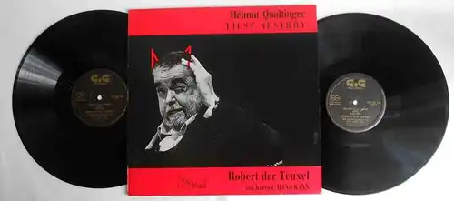 2LP Helmut Qualtinger liest Nestroy -  Robert der Teuxel (GIG 222 122) A 1984
