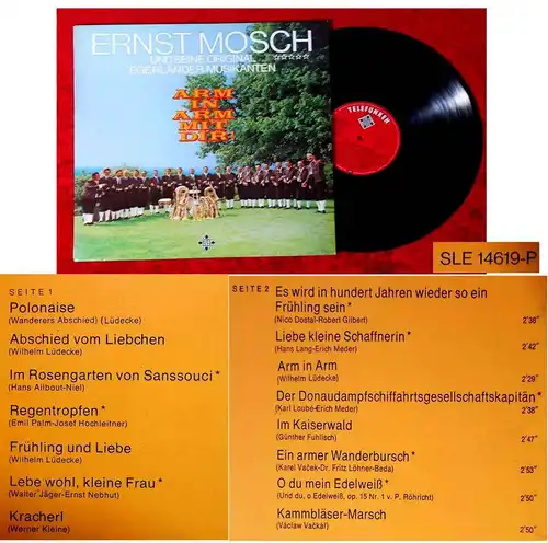 LP Ernst Mosch & Orig. Egerländer Musikanten: Arm in Arm mit Dir (Telefunken) D