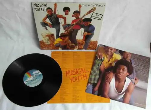 LP Musical Youth: The Youth Of Today (MCA 205 197) D 1982  mit Poster