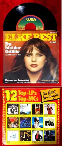 Single Elke Best: Du bist der Größte (WEA 18 021) D 1979