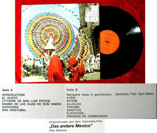 LP Das andere Mexico - Original Soundtrack aus dem Columbia Film (CBS S 63347)D