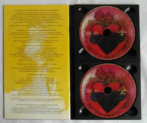 2CD Set Gypsy Queens - Flames Du Coeur - (1999)