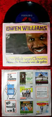 Single Owen Williams: Eine Welt von Clowns (Philips 346 065 PF) D