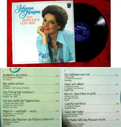 LP Johanna von Koczian: Ein bißchen von mir (Philips 6305 374) D 1978