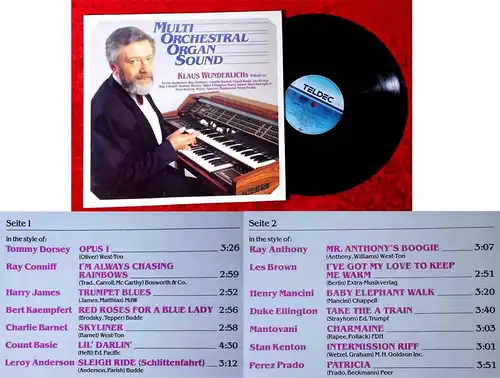 LP Klaus Wunderlich: Multi Orchestral Organ Sound (Teldec 626513 AS) D 1987