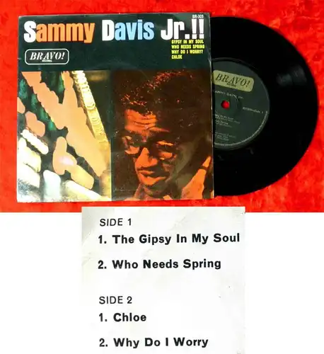 EP Sammy Davis jr.: Sammy Davis jr.!! (Bravo BR 303) UK 1964
